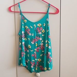 Teal tank top